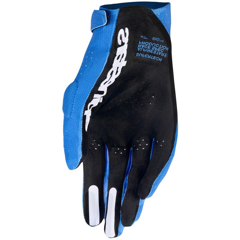 Alpinestars Supertech MX motocrosshandsker blå-hvid-sort
