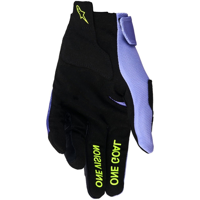 Alpinestars Radar motocrosshandsker lilla-fluo gul