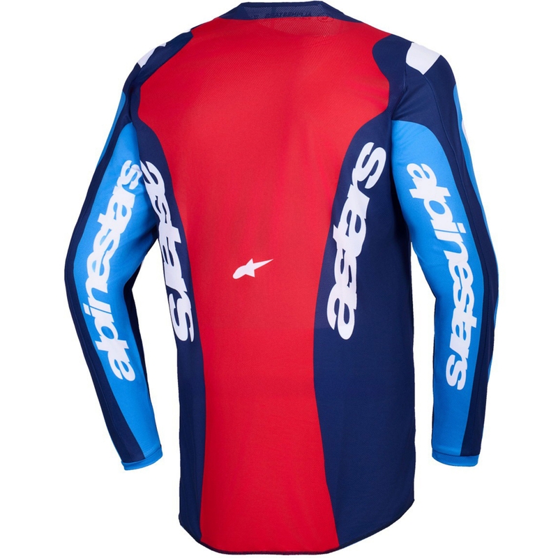 Alpinestars Fluid Grid motocross trøje blå-rød