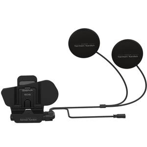 Hjelmbeslag med tilbehør til Sena 60S headset inklusive uni-mikrofon, sort