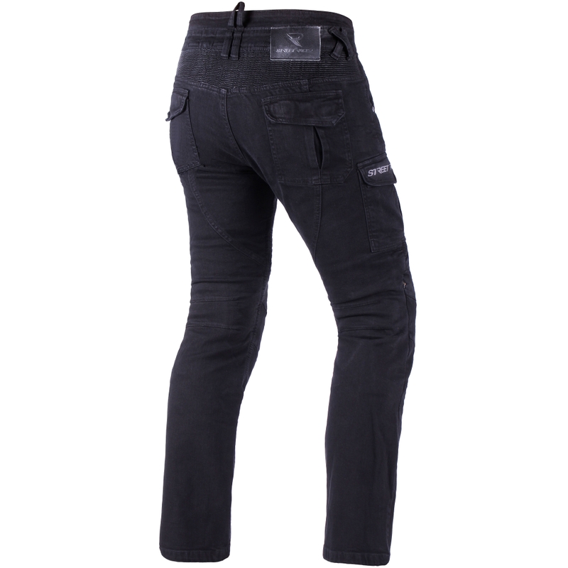 Street Racer Cargo CE Motorcykel Jeans Sort