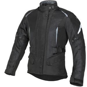 Dame motorcykeljakke Ayrton Teressa II Flow sort-grå