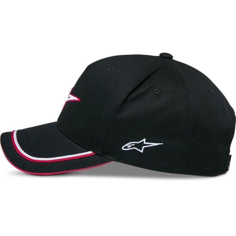 Alpinestars Ascencion Snapback kasket, sort-rød