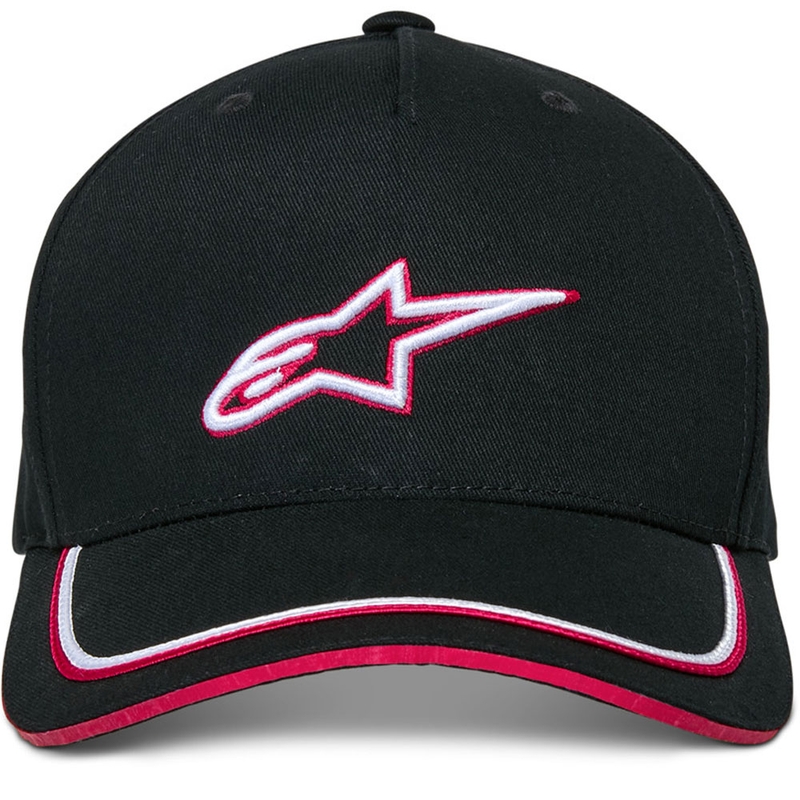 Alpinestars Ascencion Snapback kasket, sort-rød