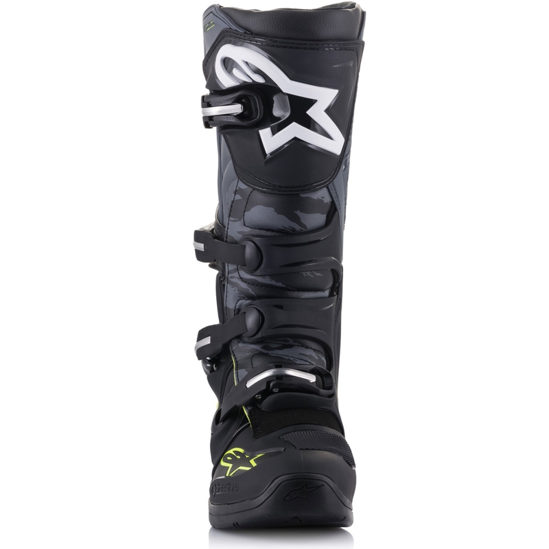 Alpinestars TECH 5 motorcykelstøvler sort-grå-fluo gul