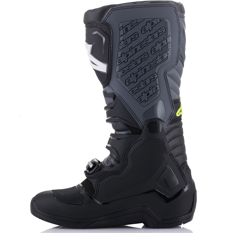 Alpinestars TECH 5 motorcykelstøvler sort-grå-fluo gul