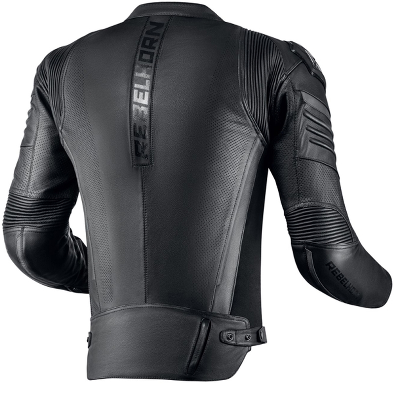 Rebelhorn Vandal læder motorcykeljakke, sort