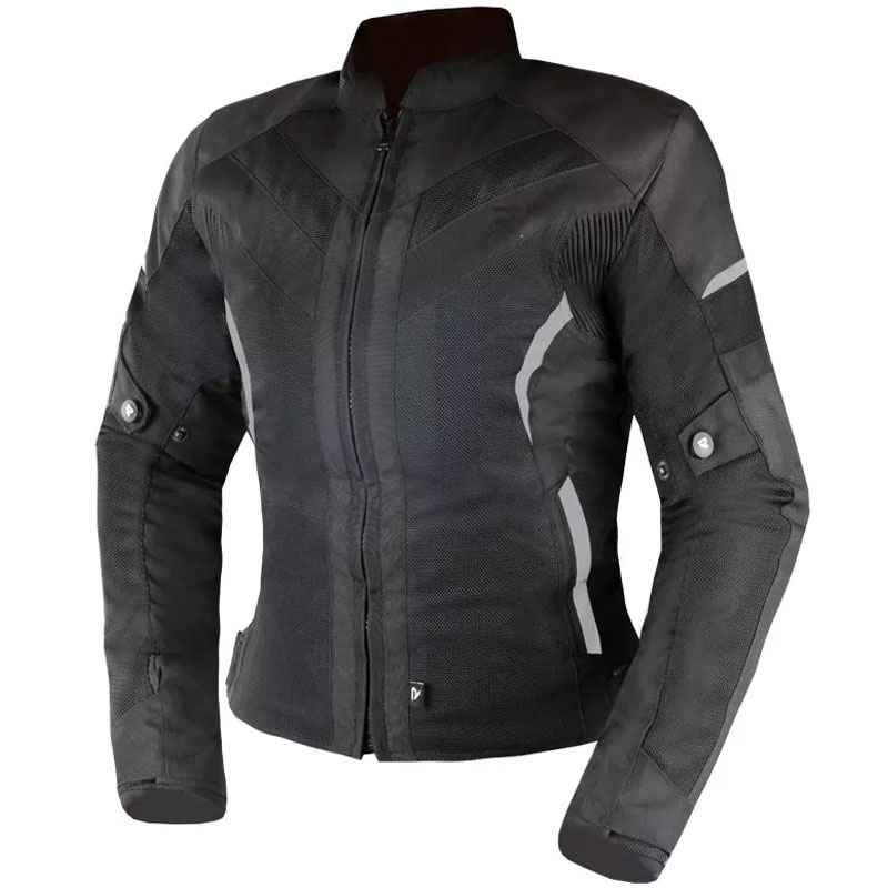Dame motorcykeljakke Street Racer Betty II Air sort