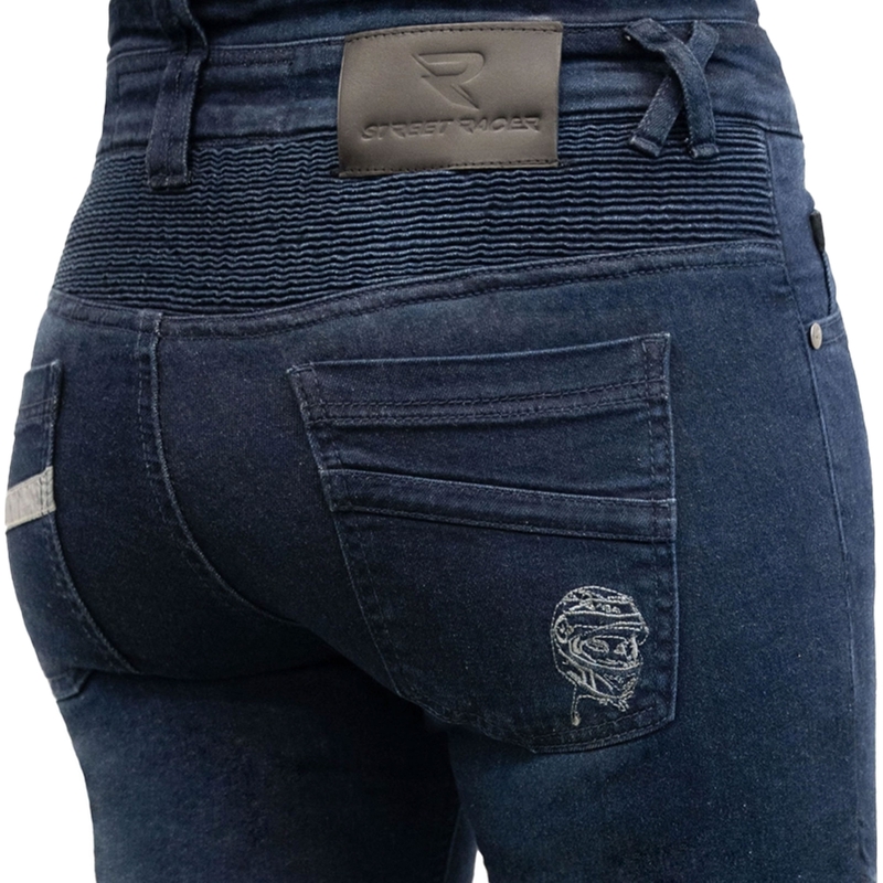 Street Racer Spike II Slim fit CE blå jeans til kvinder