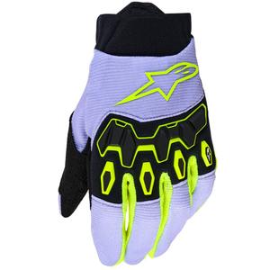 Alpinestars Full Bore V2 Barn/Børn motocrosshandsker lilla-fluo gul