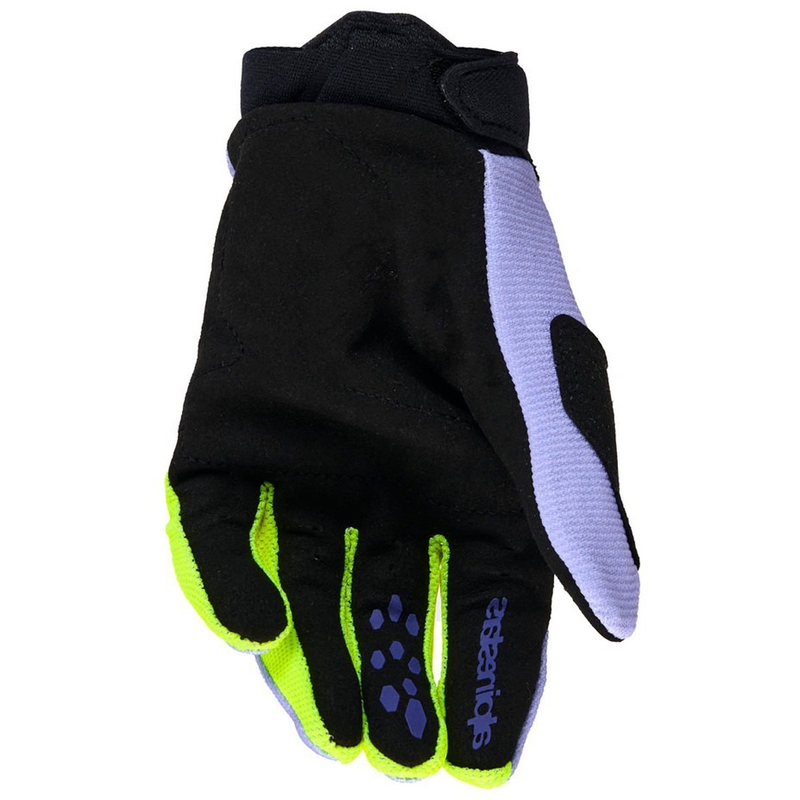 Alpinestars Full Bore V2 Barn/Børn motocrosshandsker lilla-fluo gul