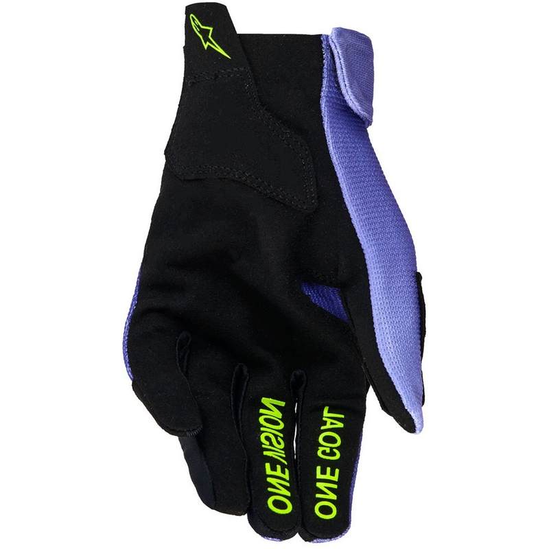 Alpinestars Radar Børn Motocrosshandsker Lilla-Fluo Gul