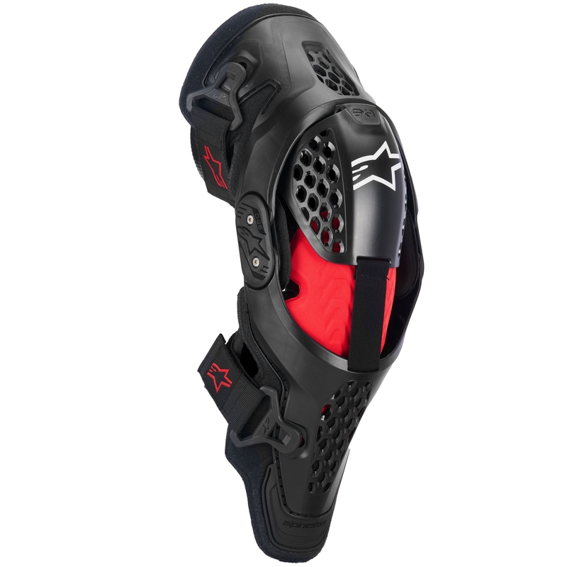 Alpinestars SX-1 Plasma knæbeskyttere sort-rød-grå