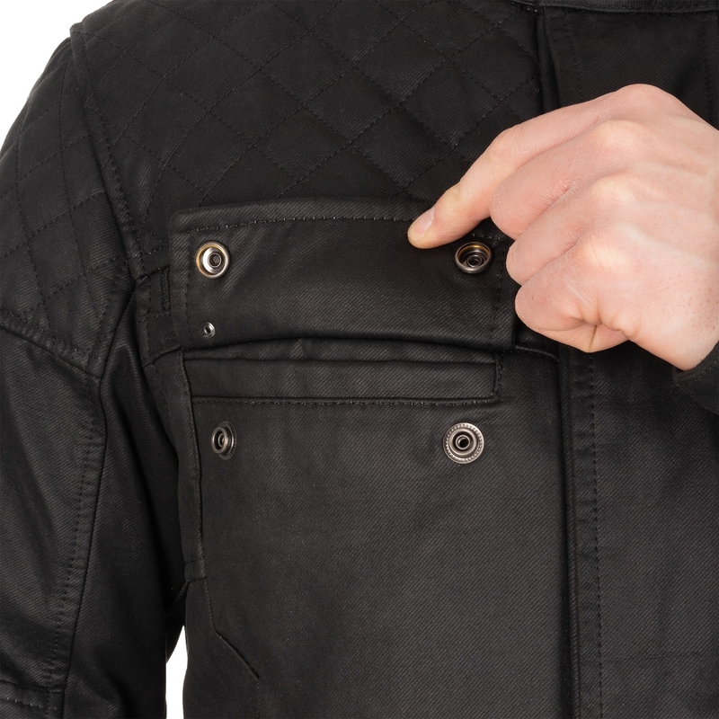 Motorcykeljakke OXFORD HARDY 2.0 sort