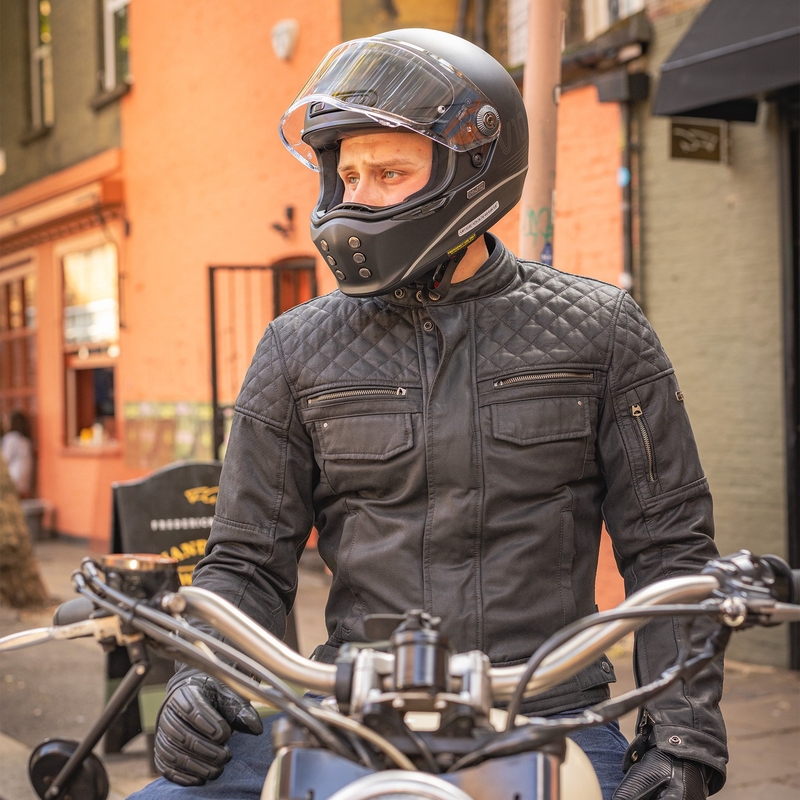 Motorcykeljakke OXFORD HARDY 2.0 sort