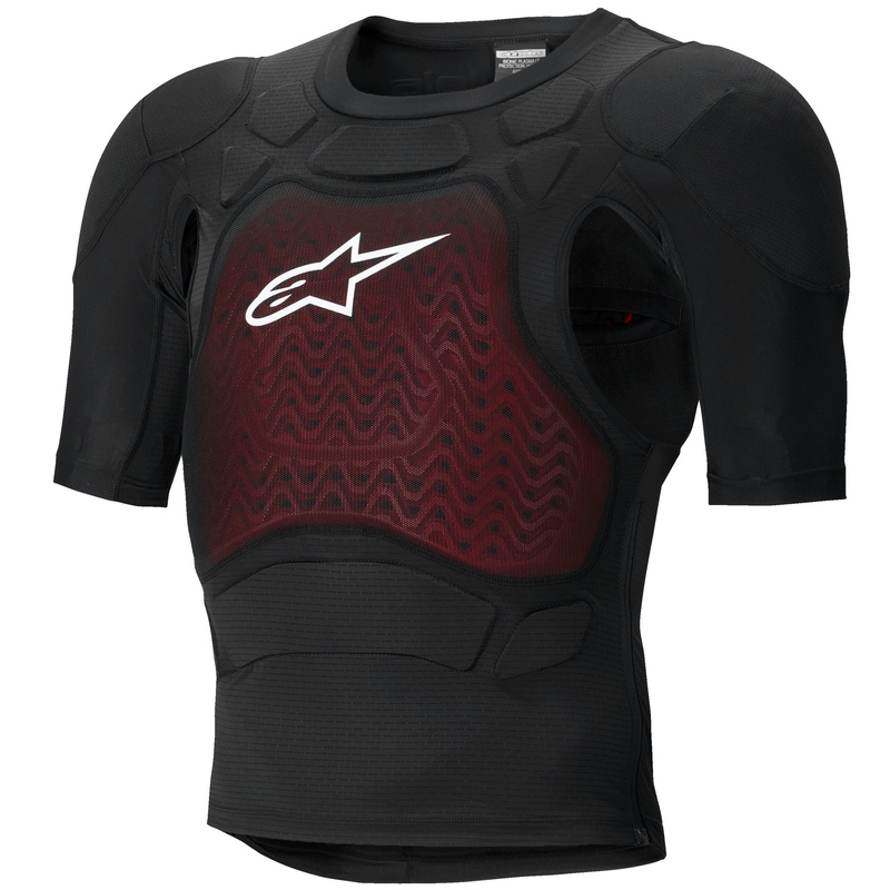 Alpinestars Bionic Plasma LT kortærmet kropsbeskytter sort-rød-hvid