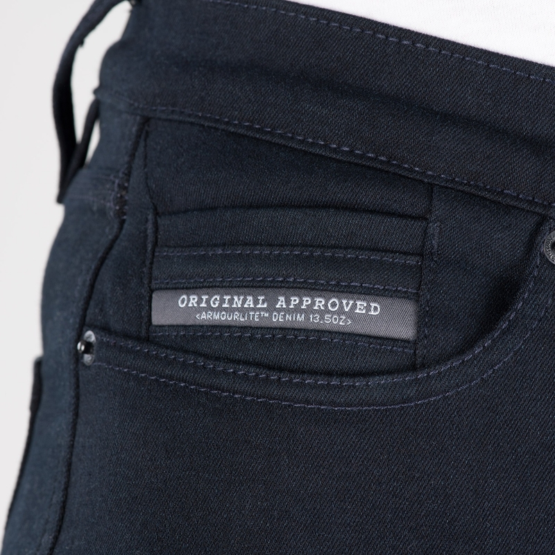 Motorcykeljeans OXFORD ORIGINAL GODKENDTE SUPER STRETCH JEANS AA SLIM FIT blå indigo