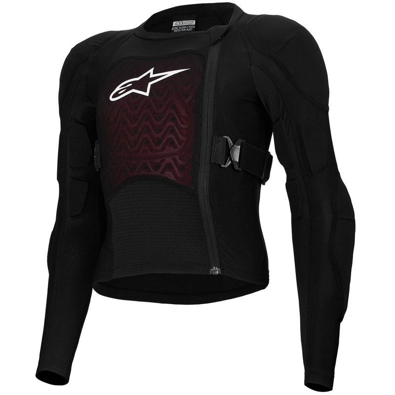 Alpinestars Bionic Plasma LT Ungdom langærmet kropsbeskytter sort-rød-hvid
