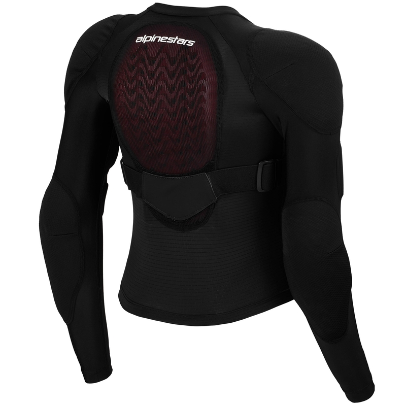 Alpinestars Bionic Plasma LT Ungdom langærmet kropsbeskytter sort-rød-hvid