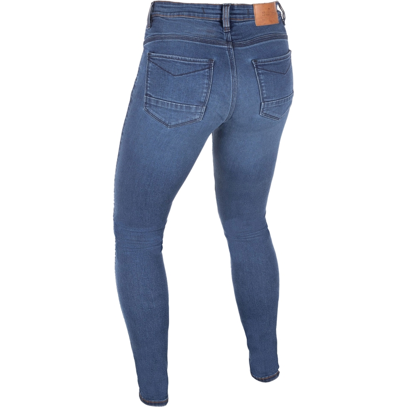 Dame motorcykeljeans OXFORD SOFIA AA Slim lyseblå