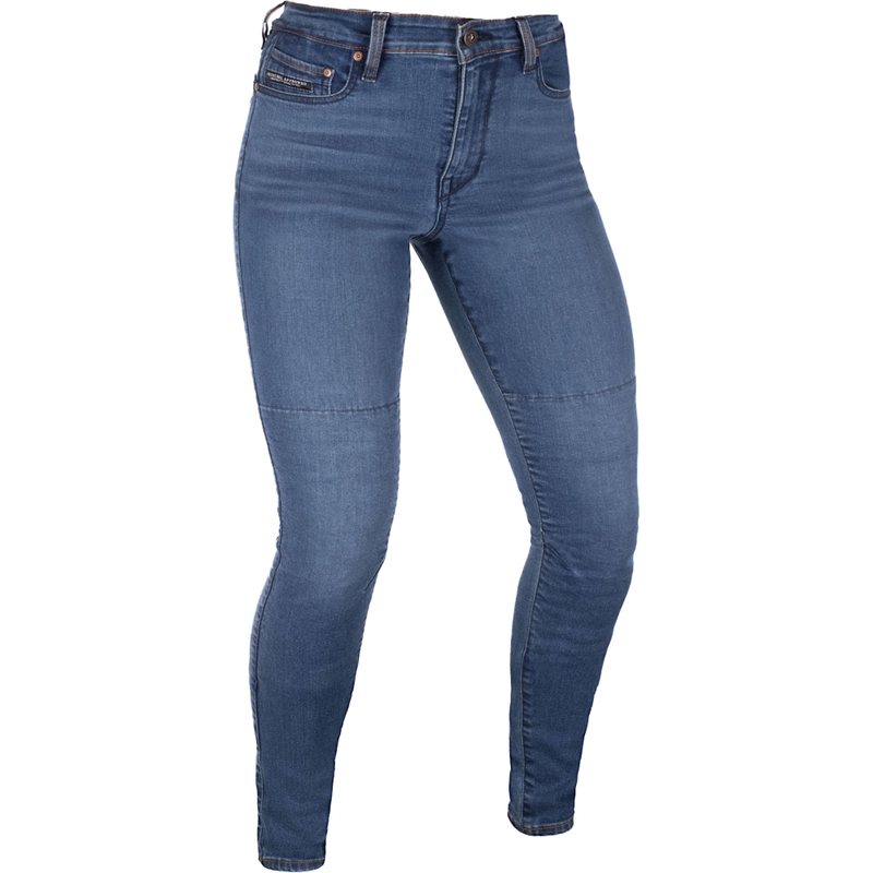 Dame motorcykeljeans OXFORD SOFIA AA Slim lyseblå