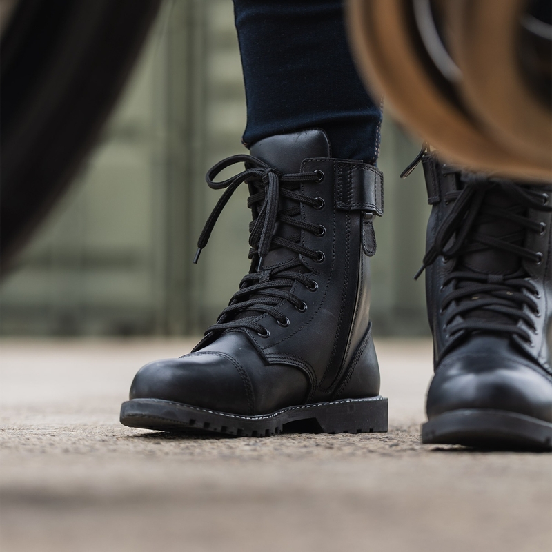 Dame motorcykelstøvler Oxford Radley sort