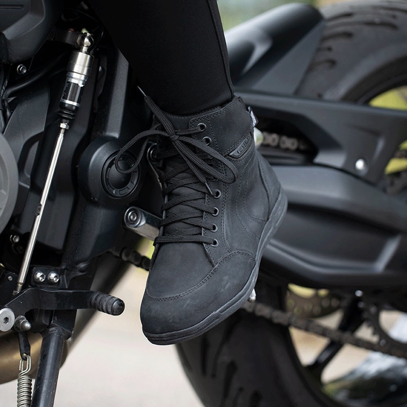 Dame motorcykelstøvler OXFORD KICKBACK DRY2DRY™ sorte