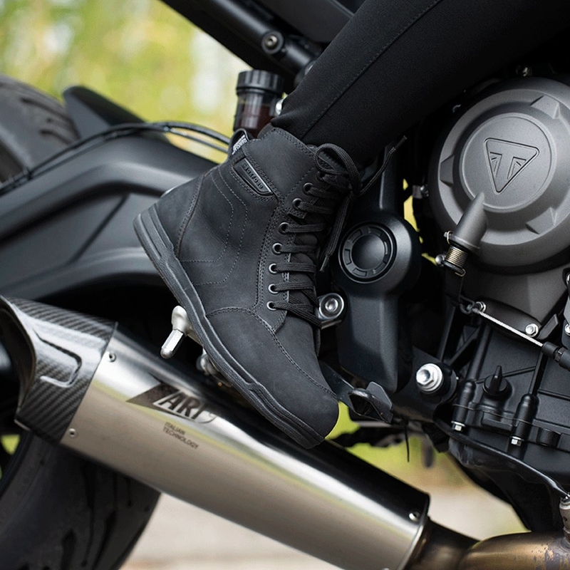Dame motorcykelstøvler OXFORD KICKBACK DRY2DRY™ sorte