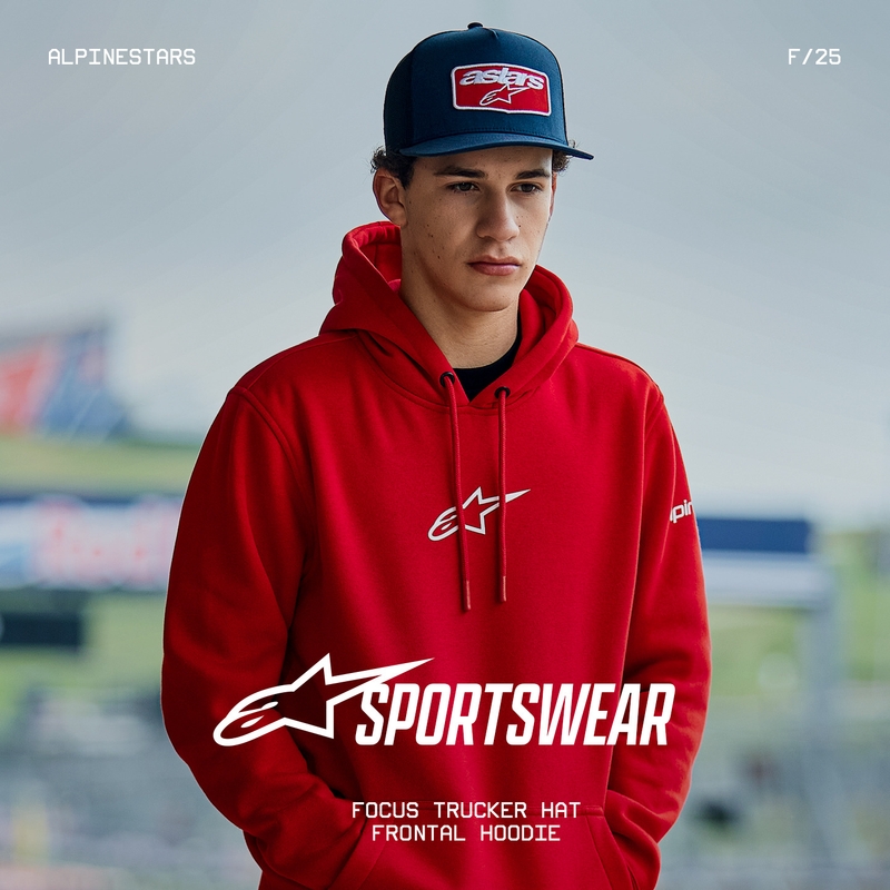 Alpinestars Frontal Hættetrøje, rød