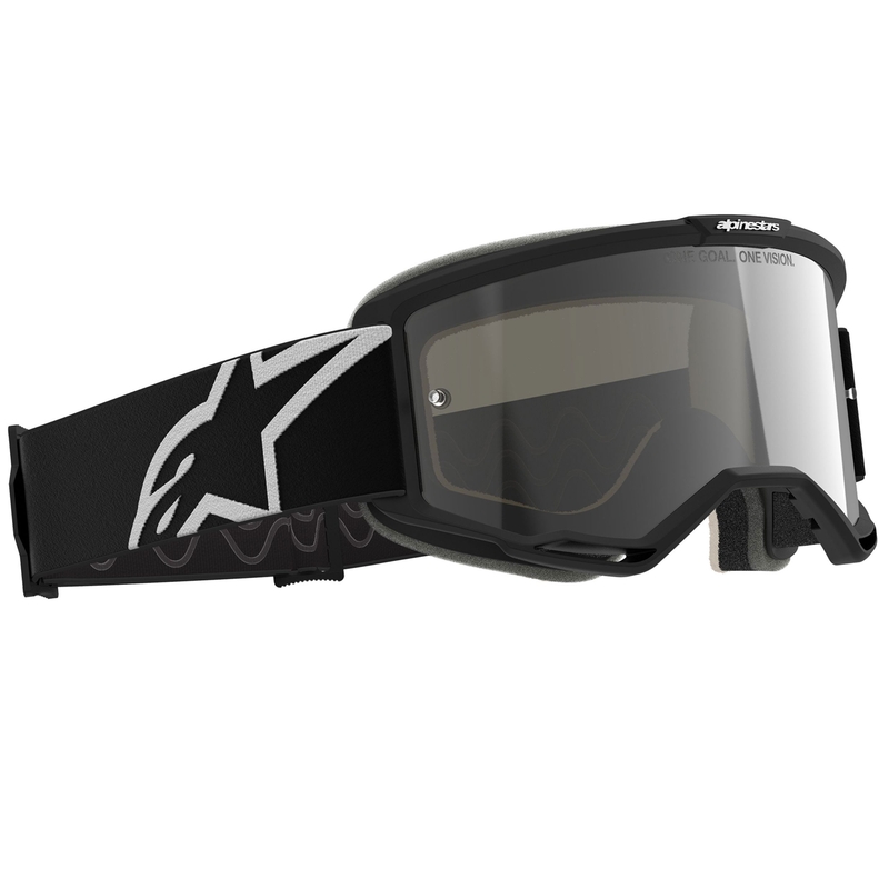 Alpinestars Vision 5 Corp motocrossbriller sorte med klare linser