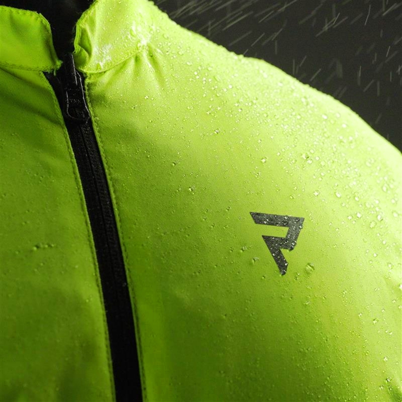 Dame motorcykeljakke Rebelhorn Hiflow V sort-grå-fluo gul