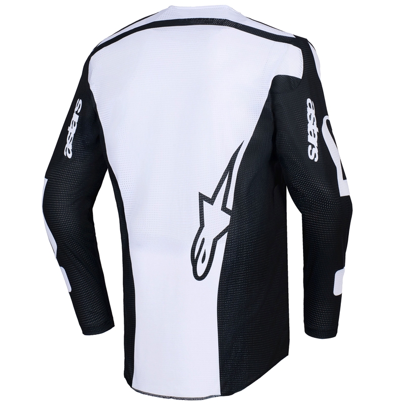 Alpinestars Racer Air Riway motocross trøje sort/hvid