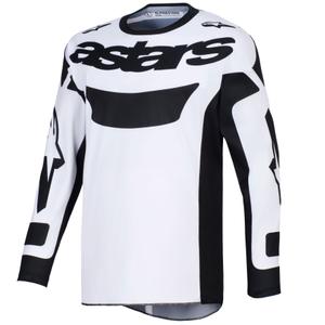 Alpinestars Racer Riway motocross trøje hvid-sort