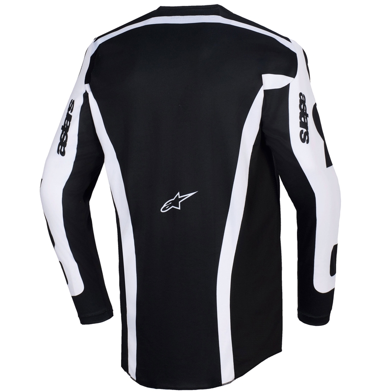 Alpinestars Racer Riway motocross trøje hvid-sort