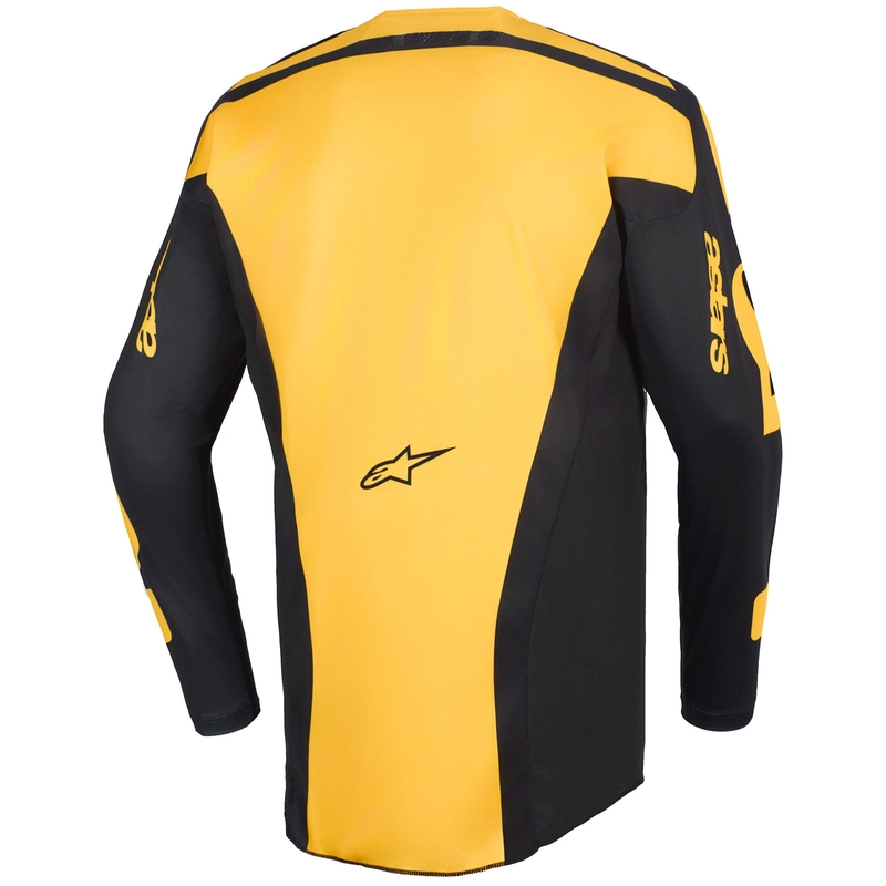 Alpinestars Racer Riway motocross trøje gul-sort