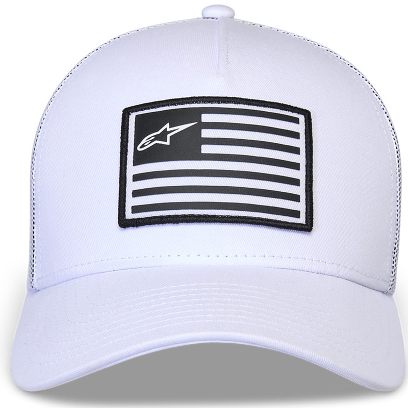 Alpinestars Flag Snap Hat hvid-hvid