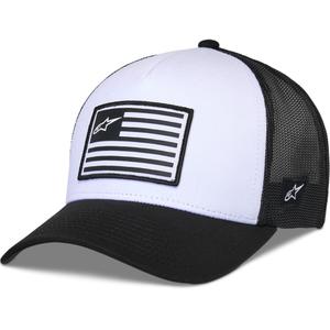Alpinestars Flag Snap Hat hvid-sort