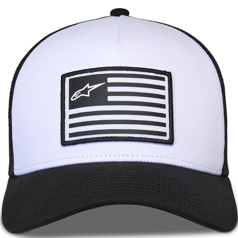 Alpinestars Flag Snap Hat hvid-sort