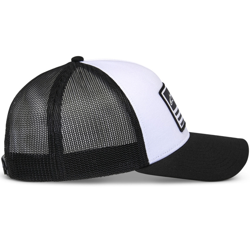 Alpinestars Flag Snap Hat hvid-sort