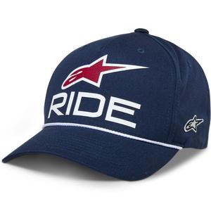 Alpinestars Ride Comp Snapback Kasket blå-hvid-rød