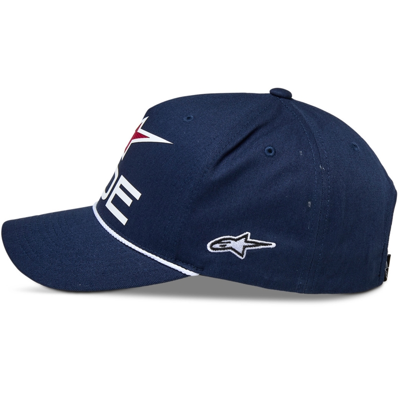 Alpinestars Ride Comp Snapback Kasket blå-hvid-rød