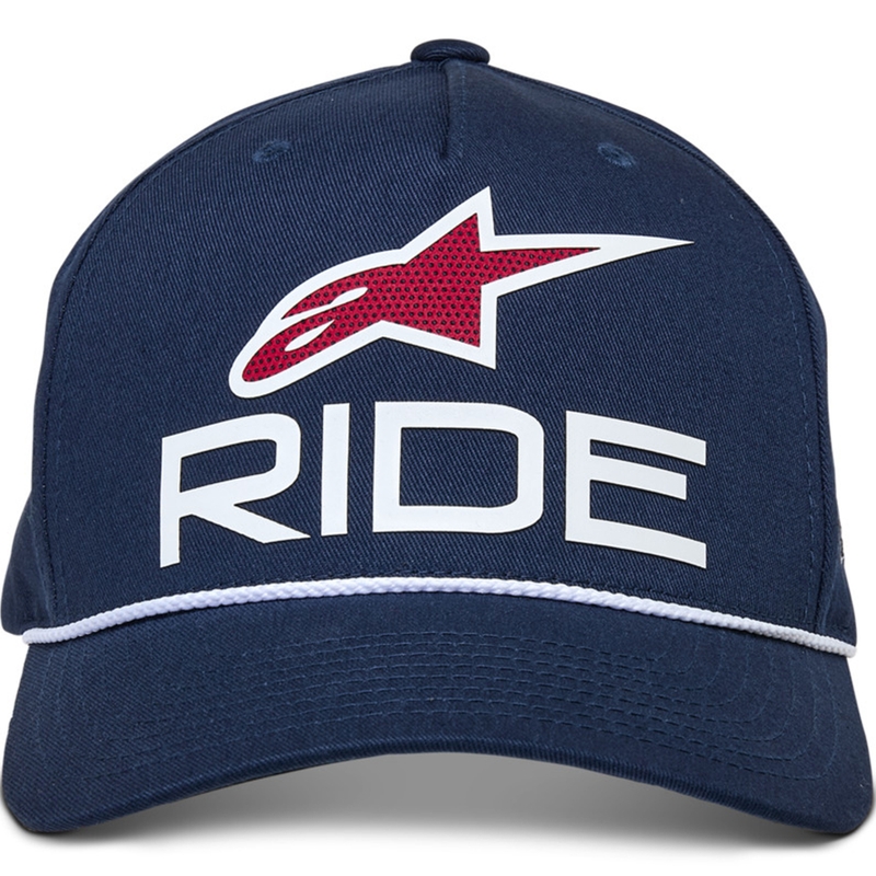 Alpinestars Ride Comp Snapback Kasket blå-hvid-rød