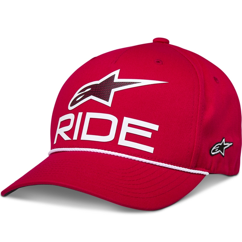 Alpinestars Ride Comp Snapback Kasket rød-hvid-sort