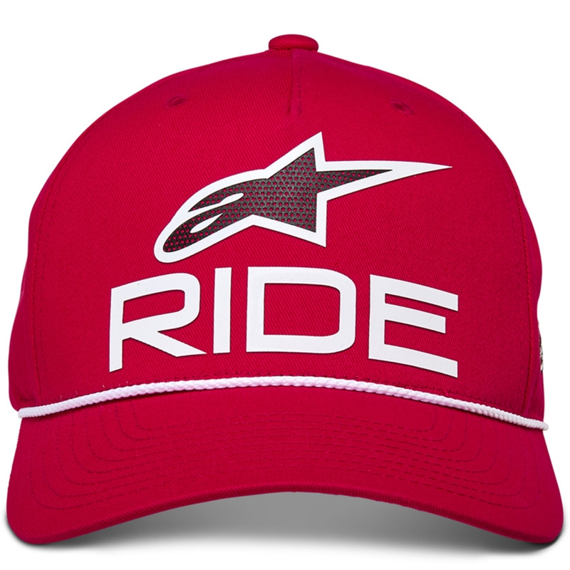 Alpinestars Ride Comp Snapback Kasket rød-hvid-sort