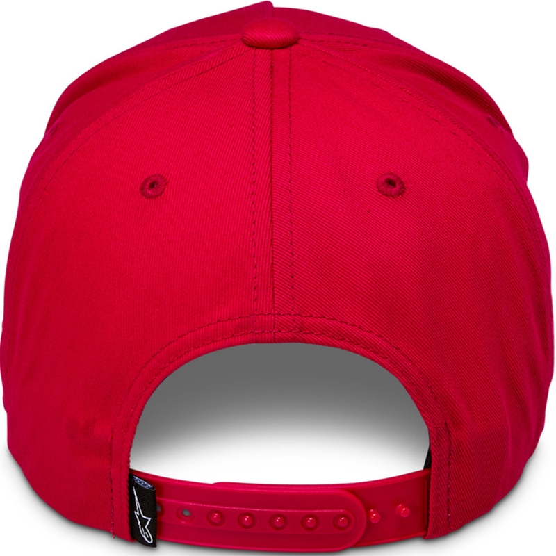Alpinestars Ride Comp Snapback Kasket rød-hvid-sort