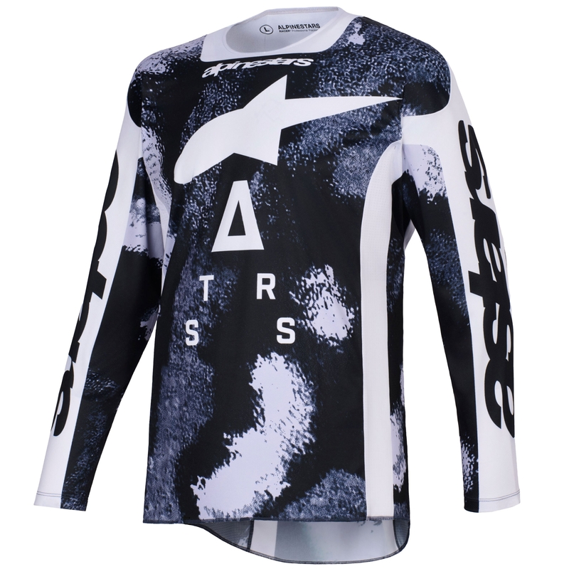 Alpinestars Racer Lahnd motocross trøje grå-camo