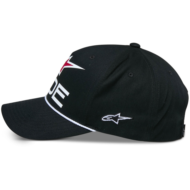 Alpinestars Ride Comp Snapback kasket sort-hvid-rød
