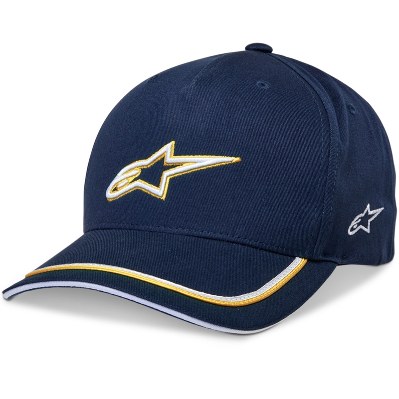 Alpinestars Ascencion Snapback kasket blå-guld