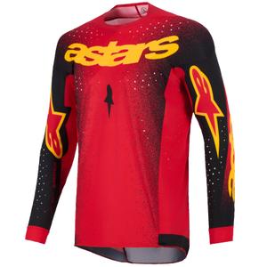 Alpinestars Supertech Scenz motocross trøje rød-sort-gul