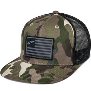 Alpinestars Flag Hue grøn camouflage-sort